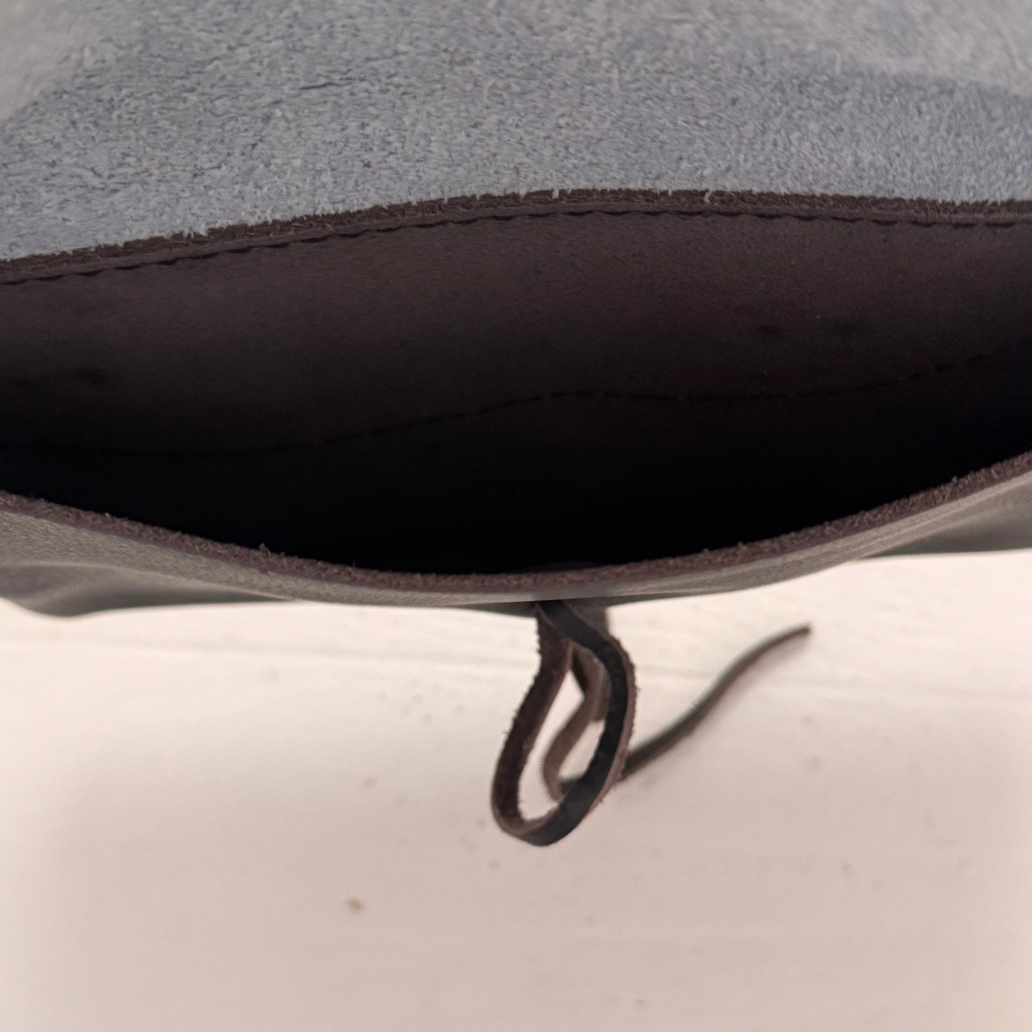 Handmade Cow Print Hair-On Hide Leather Clutch Pouch | Black Leather Toggle Wallet