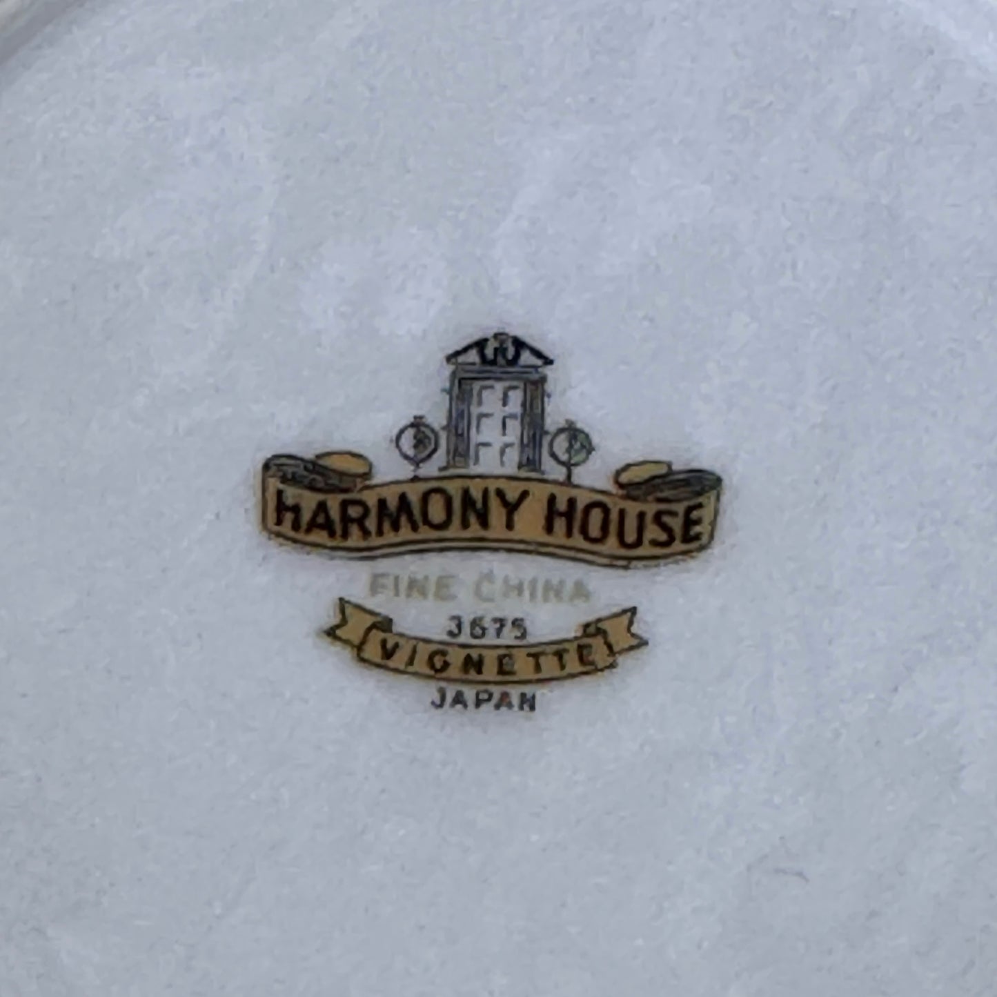 Harmony House Vignette Floral Dish Made in Japan