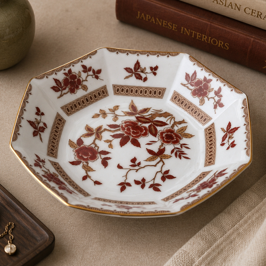 Harmony House Vignette Floral Dish Made in Japan