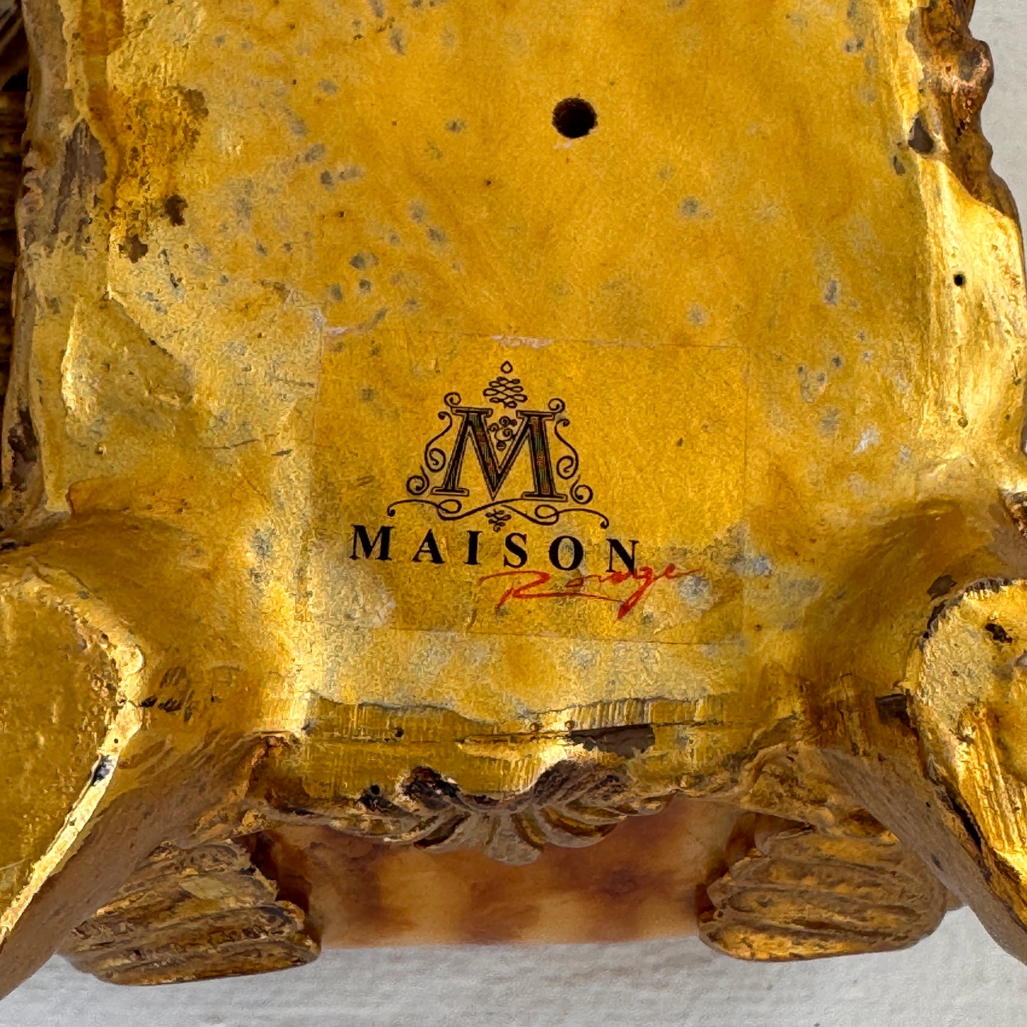 Maison Collection Faux Alabaster Jewelry Box | Ornate Rococo Style Trinket Box