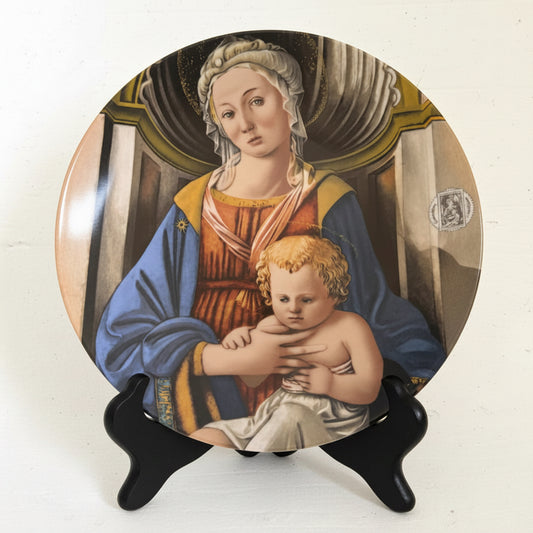 1984 Madonna and Child Christmas Stamp Art Plate | Fra Filippo Lippi | National Gallery of Art