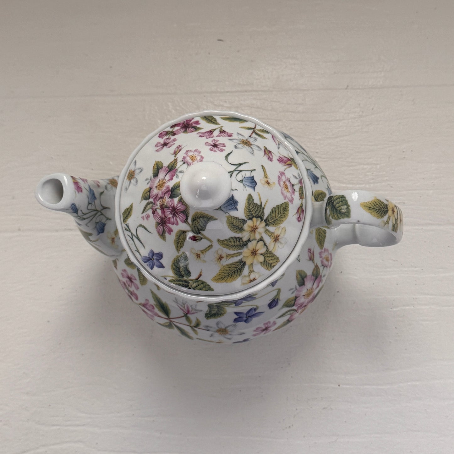 Vintage Kent Collection Floral Teapot with Lid | Cottage Garden Tea Pot