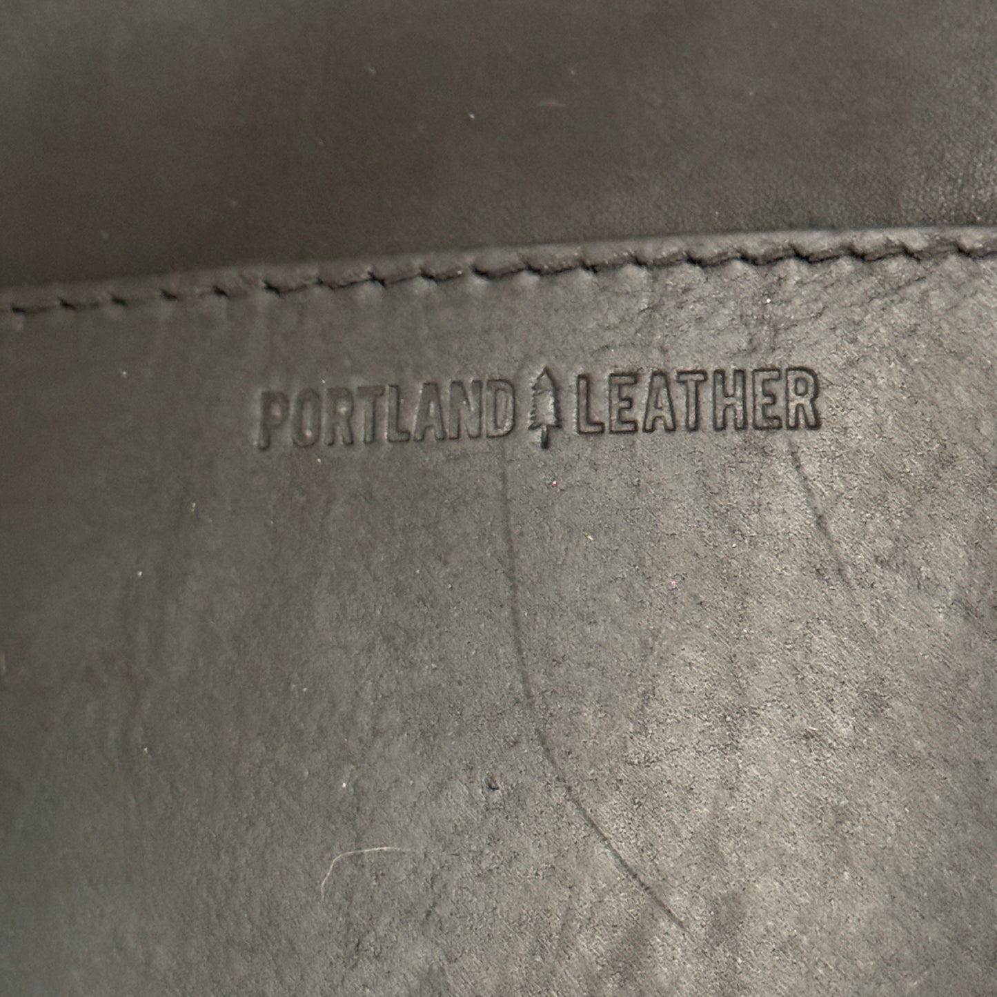 Portland Leather Black Leather Tote Bag | Handmade Minimalist Everyday Shoulder Purse