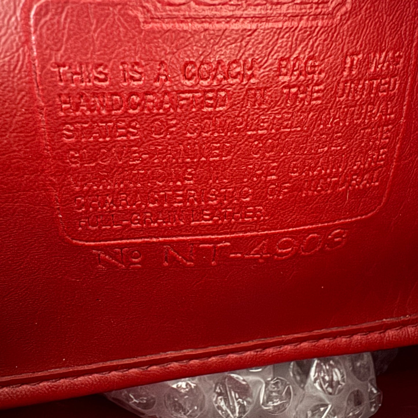 Vintage Coach Berry Leather Bucket Bag | Red Burgundy Shoulder Tote | Adjustable Strap | USA Made