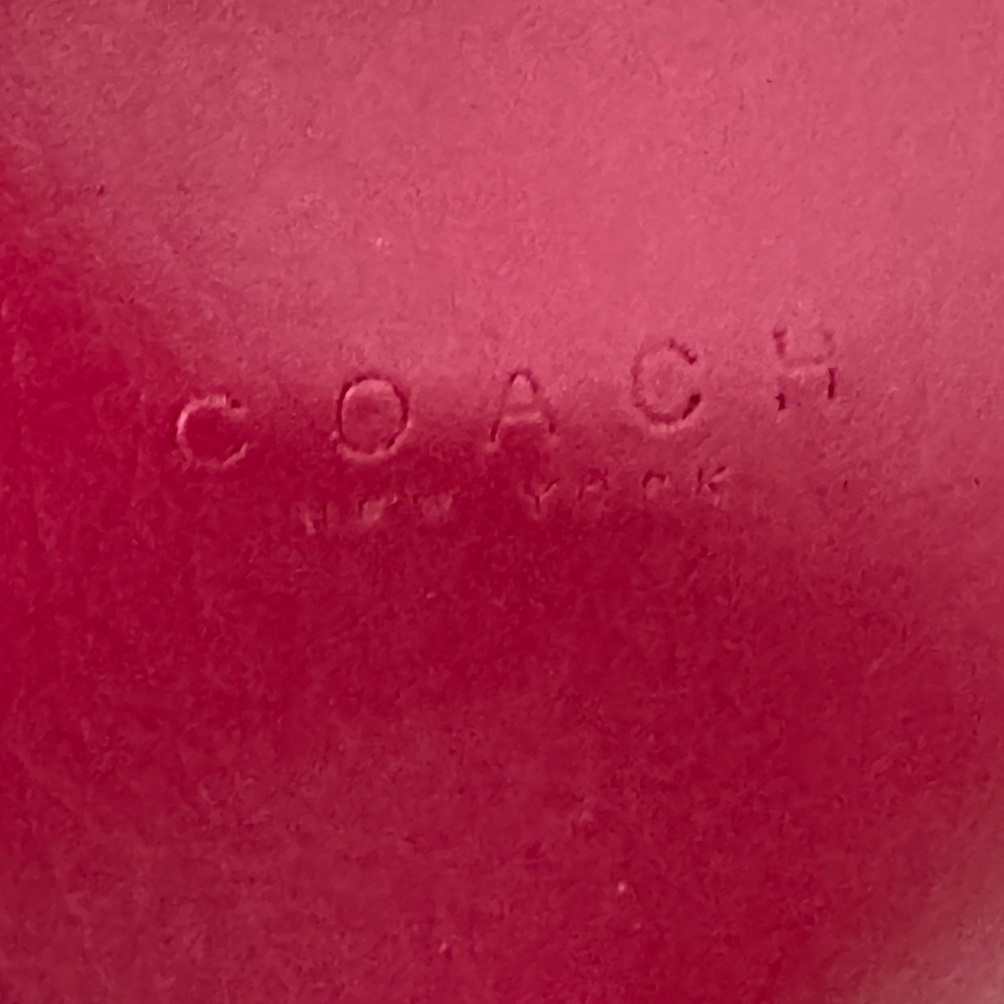 Vintage Coach Berry Leather Bucket Bag | Red Burgundy Shoulder Tote | Adjustable Strap | USA Made
