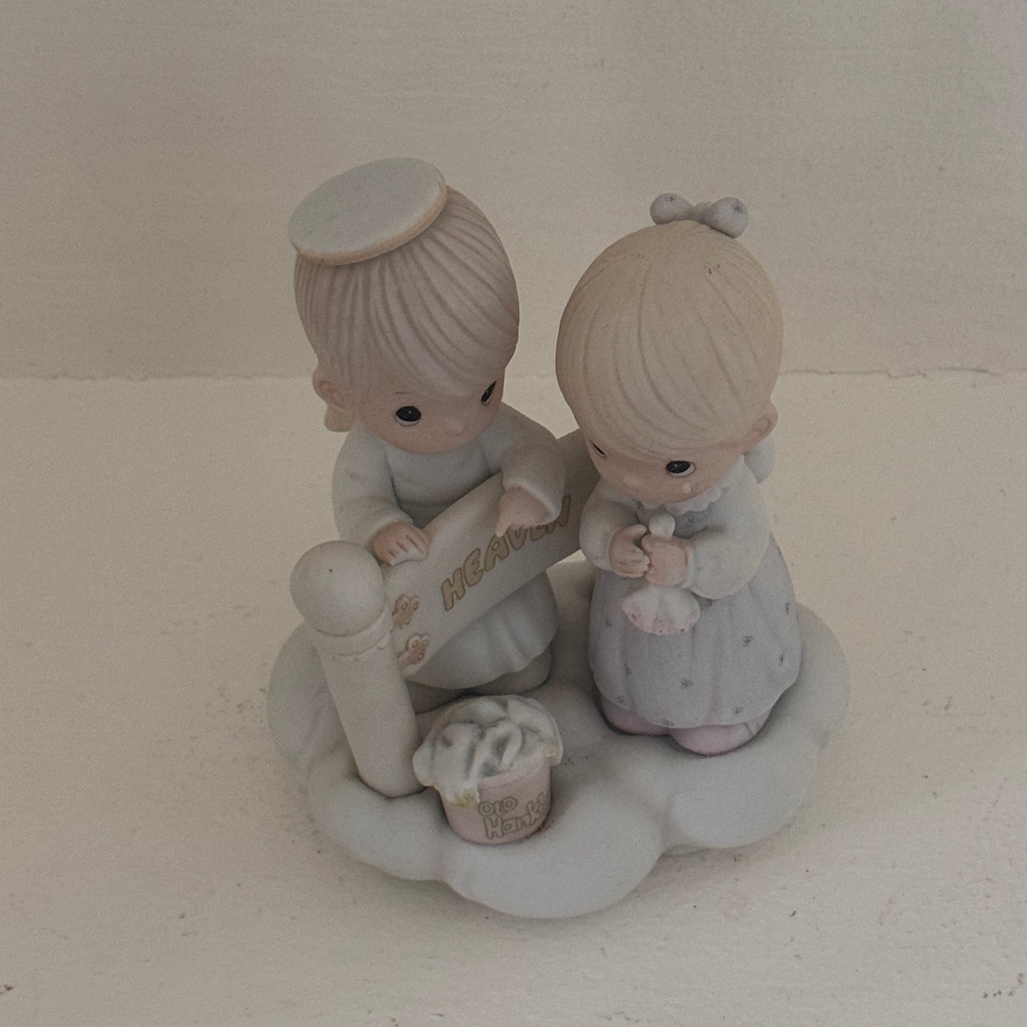 Precious Moments “No Tears Past the Gate” Figurine – Heaven Scene | 1986 Samuel J. Butcher
