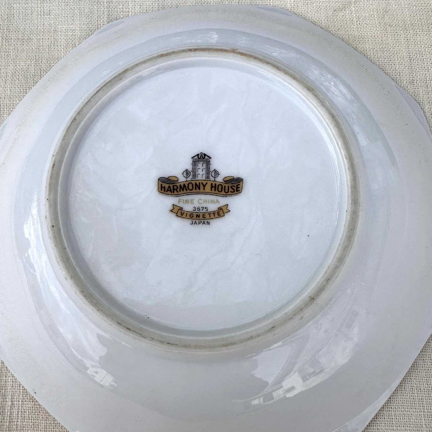 Harmony House Vignette Floral Dish Made in Japan